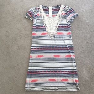 Maison Scotch Aztec print dress